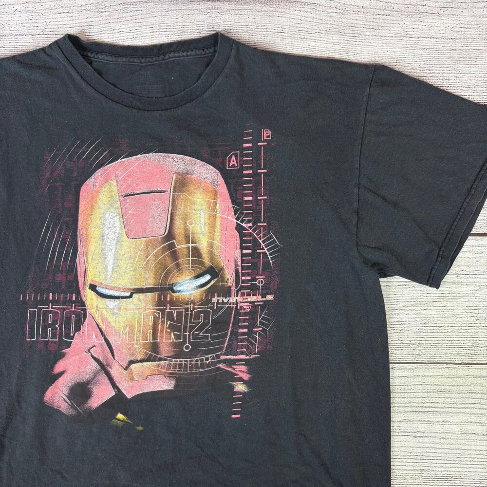 2010 Iron Man 2 Tony Starks Marvel Movie Promo T-shirt